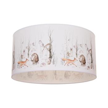 Gyerekszoba mennyezeti lámpa KIDS ROOM, 1xE27/60W/230V, Ø 40 cm, állatfigurás H0952 kép
