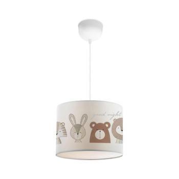 Gyerekszobai csillár CANDY 1xE27/40W/230V fehér/barna 780SGN4654 kép