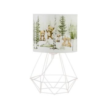 Gyermek asztali lámpa KIDS ROOM 1xE27/60W/230V átm. 18 cm állatmintás H0968 kép