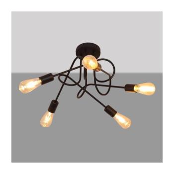 Gyermek felületre szerelhető csillár OXFORD 5xE27/15W/230V W-2016/5 BK/H kép