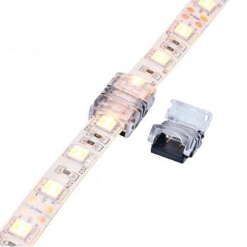Gyorscsatlakozó , 12 mm-es LED szalaghoz , 2 pólusos , szalag-szalag toldáshoz , SNAP kép