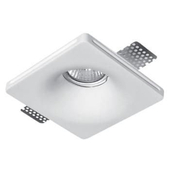 GYPSUM SPOTLÁMPA NÉGYZET GU10 100x100 kép