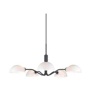 Halo Design 740369 - Kábelre függesztett KJOBENHAVN csillár 5xG9/28W/230V, átm. 50 cm, fekete 740369