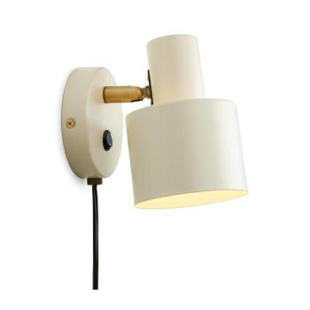 Halo Design 746873 - VOGUE fali spotlámpa 1xE27/40W/230V krémszínű/sárgaréz 746873