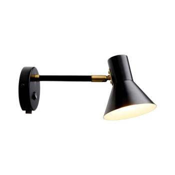 Halo Design 747450 - STYLE fali lámpa 1xE14/25W/230V fekete/sárgaréz 747450 kép