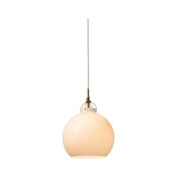 Halo Design 747993 - TOSCANA kábeles függőlámpa 1xE27/40W/230V, átm. 27 cm, krém/sárgaréz 747993 kép