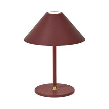 Halo Design 800834- HYGGE LED dimmelhető, tölthető asztali lámpa LED/3W/4000 mAh IP54 bordó 800834 kép