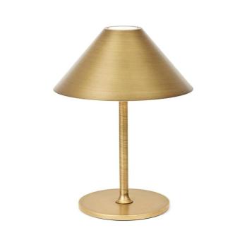 Halo Design 800841 - HYGGE tölthető, fényerőszabályozható LED asztali lámpa LED/3W/4000 mAh IP54 sárgaréz 800841 kép