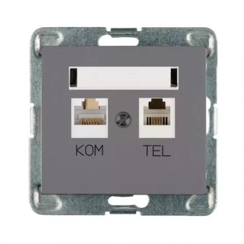 HÁLÓZATI ÉS TELEFONCSATLAKOZÓ GPKT-1D/M.GR SIGMA kép