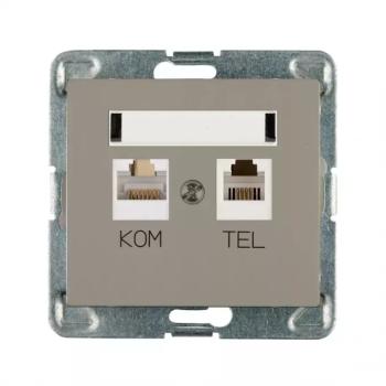 HÁLÓZATI ÉS TELEFONCSATLAKOZÓ SIGMA GPKT-1D/M.ST