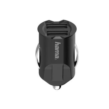 HAMA 200015, AUTÓS TÖLTŐ DUPLA USB 2,1A (10,5W) kép