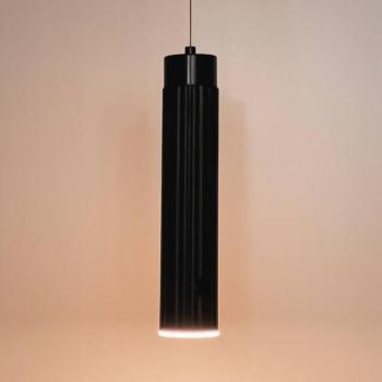 Hang LED tölthető függőlámpa, fekete, műanyag, dimmelhető fényerővel kép