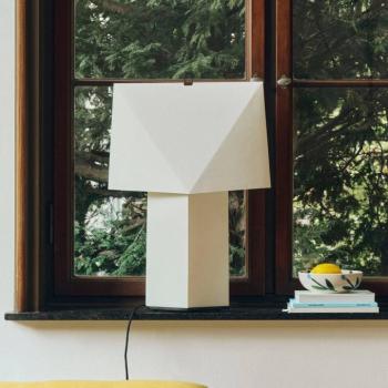 HAY Aplat asztali világítás, magasság 44 cm, fehér, selyempapír, E14 kép