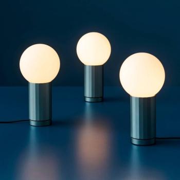 HAY LED asztali világítás TURN ON, kék, magasság 20 cm, dimmelhető fényerő kép