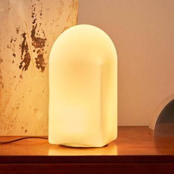 HAY Parade LED-es asztali lámpa kagyló fehér magasság 24 cm kép