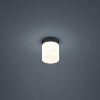 Helestra Keto LED menny. lámpa, hengeres, fekete kép