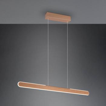 Helios LED függőlámpa, kávé, állítható magasságú, fényerőszabályzó CCT kép