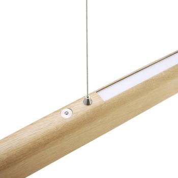 HerzBlut Arco LED-es LED-es függőlámpa asteiche természetes 130cm kép