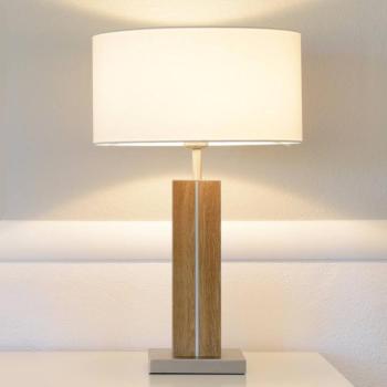 HerzBlut Dana asztali világítás, olajozott tölgy, magasság 56 cm kép