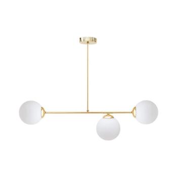 HEXE Csillár rúdon FIRA 3xE27/60W/230V arany 0776 kép