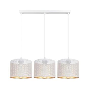 HEXE Csillár zsinóron ALDO 3xE27/60W/230V fehér 0033 kép