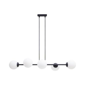 HEXE Csillár zsinóron FIRA 5xE27/60W/230V fekete 0783 kép