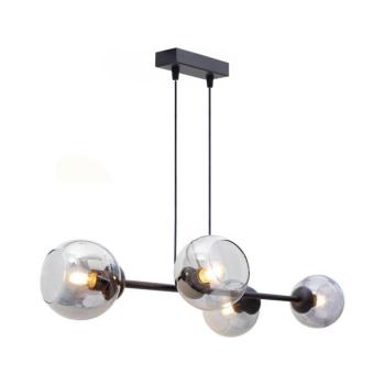 HEXE Csillár zsinóron LATIL 4xE27/60W/230V fekete 0808 kép