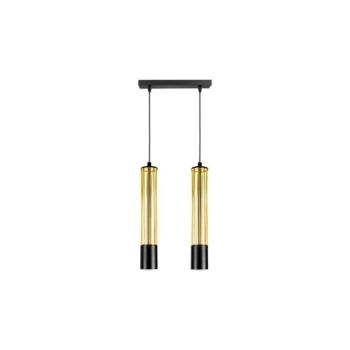 HEXE Csillár zsinóron PRESCOT 2xGU10/40W/230V arany 0044 kép