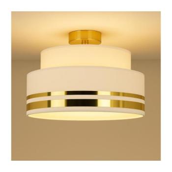 HEXE Mennyezeti lámpa TAMI 1xE27/60W/230V átm. 40 cm fehér/arany H0832 kép