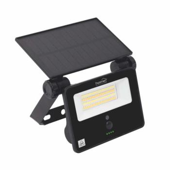 HOME FLP1101SOLAR napelemes LED reflektor, 28 db SMD LED, 1100 lumen, 3 féle színhőmérséklet, mozgásérzékelő, távirányító, IP65 kép