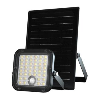 Home FLP1500SOLAR szolár paneles LED reflektor, PIR mozgásérzékelő, 1500 lumen, 88 db SMD LED, 2 üzemmód, IP65 kép