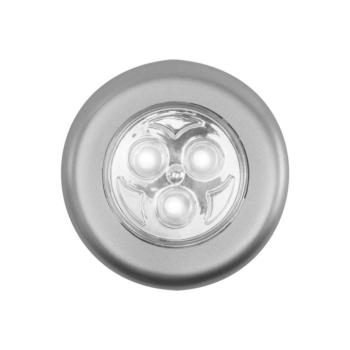 Home GL 03 bútorvilágítás, 3 LED, hidegfehér, nyomógombos, öntapadós felület kép