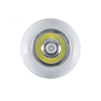 Home GL 05 elemlámpa, 1 x 3 W COB LED, 4200 K, hidegfehér, nyomógombos, öntapadós felület kép