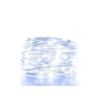 HOME KKL512DWH DOT LED-es fényfüzér, 500db hidegfehér LED, 35m hosszú, 8+4 funkció, átlátszó vezeték, adapteres tápellátás, kül- és beltéri kivitel kép