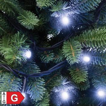 Home KSI 100/WH LED-es fényfüzér, 10 m / 100 db hidegfehér LED, állófényű, fekete vezeték, kül- és beltéri kivitel kép