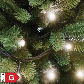 Home KSI 100/WW LED-es fényfüzér, 10 m / 100 db melegfehér LED, állófényű, fekete vezeték, kül- és beltéri kivitel kép