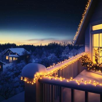 HOME KSIW200WW sorolható fényfüzér, 20 méter , 200db melegfehér LED, fehér vezeték, kül- és beltéri kivitel kép