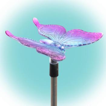 Home MX 618P napelemes kerti dekoráció, 1 db LED, automatikus, 8 óra üzemidő, pillangó kép