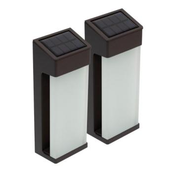 Home MX 655/2 napelemes fali lámpa, 2 db SMD LED, napelem és töltő, automatikus kép