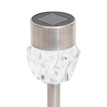Home MX 809 napelemes kerti lámpa, 1 db LED, fém, időjárásálló, automatikus, hidegfehér kép