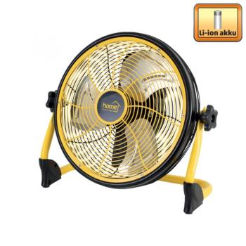 Home PVR 30B padlóventilátor, 44,4 W, 3 fokozat, 30 cm-es lapátátmérő, 90°-os oszcillálás, fém lapátok, IPX 4, 6 db 2000 mAh Li-ion akkumulátor kép