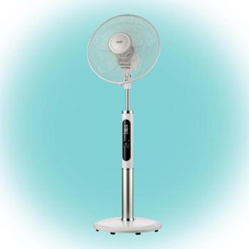 Home SFR 40 3D álló ventilátor, 60 W, 3 fokozat, 40 cm-es lapátátmérő, 3D-s oszcillálás, távirányító, átlátszó lapát, LED kijelző, fehér kép