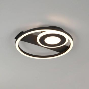 Horus LED mennyezeti világítás, fekete, 2500 lm, 3000 K, fém kép