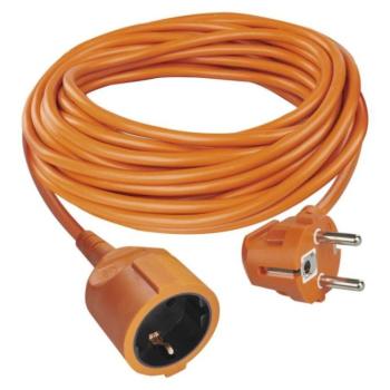 Hosszabbító 10 m, 1 aljzat, narancssárga, PVC, 250 V, 1,5 mm2, 230V, IP20, EMOS, P01210R kép