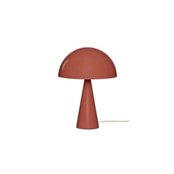 HÜBSCH Mush Mini asztali világítás, piros, fém, magasság 34 cm kép