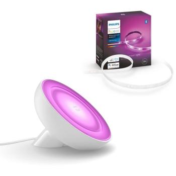 Hue Lightstrip Plus V4 EMEA 2m base kit + Hue Bloom gen4 EU/UK white kép