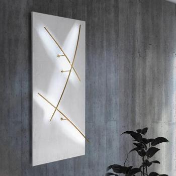 ICONE Albatros fali lámpa 927 145cm fehér/brass kép