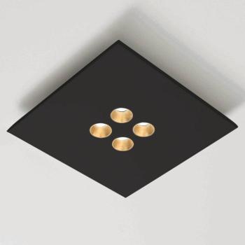 ICONE Confort – elegáns fekete LED mennyezeti világítás kép