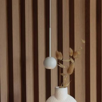 Ideal Lux Archimede Sfera LED függőlámpa, fehér, fém kép