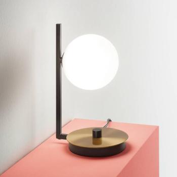 IDEAL LUX asztali lámpa, Birds, fekete/réz, magasság 26 cm, fém kép